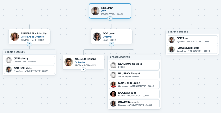 Organisation chart